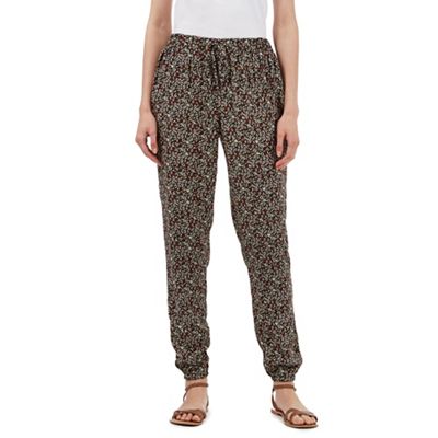 Red Herring Multi-coloured floral print trousers